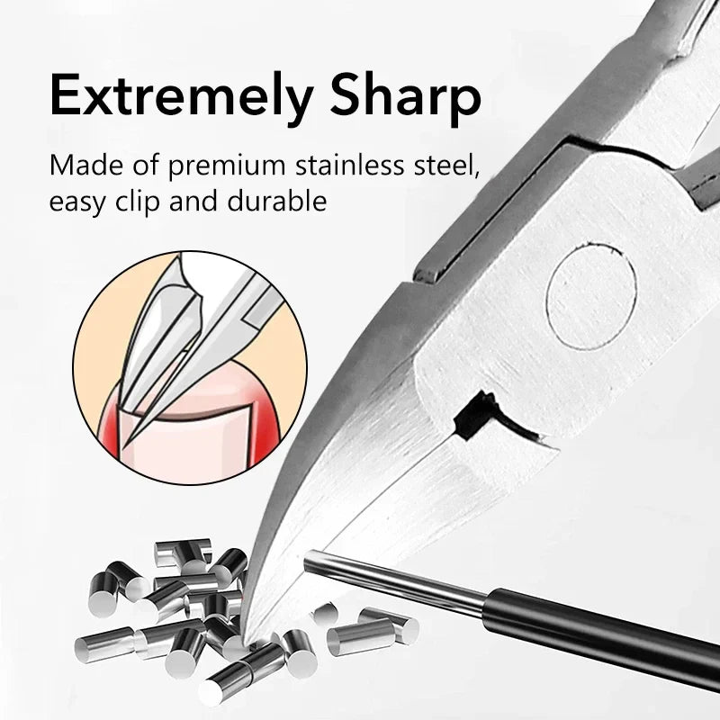 Nail Clippers Ingrown Toenail Podiatry Correction Nippers Cuticle Cutters Cut Paronychia Pedicure Manicure Hand Foot Care Tool - Tasawoq