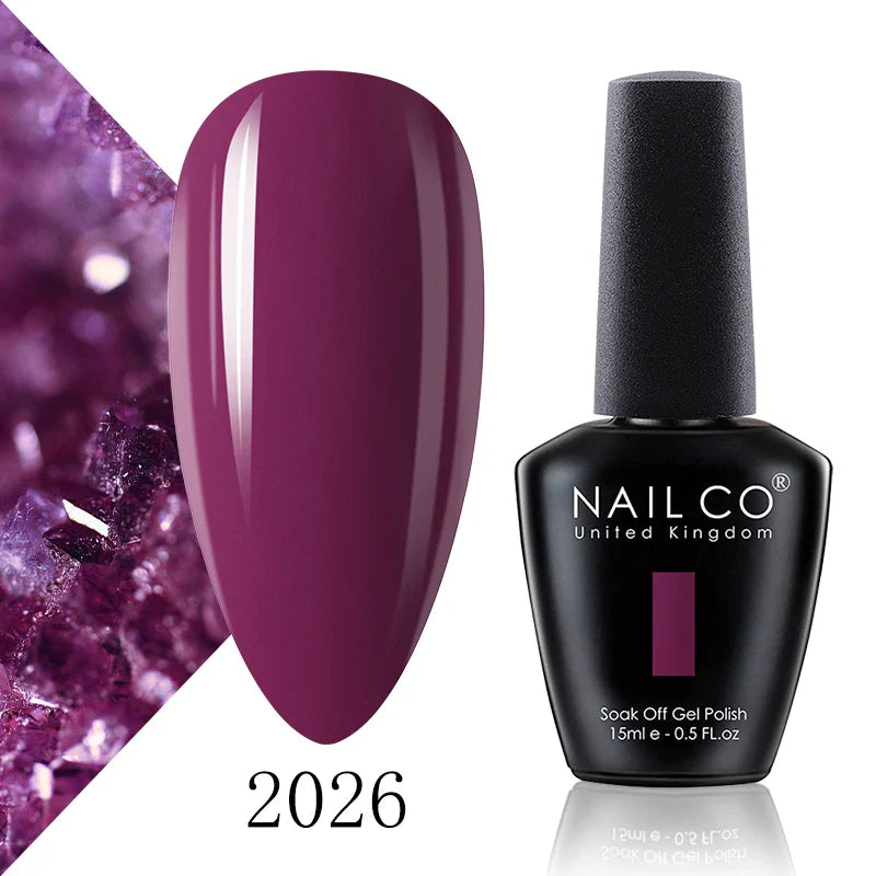 NAILCO 15ml Fresh Series Gel Nail Polish Design UV&LED Nail Gel Spring Summer Color Vernis Nail Art Glitter All For Manicure Set - Tasawoq