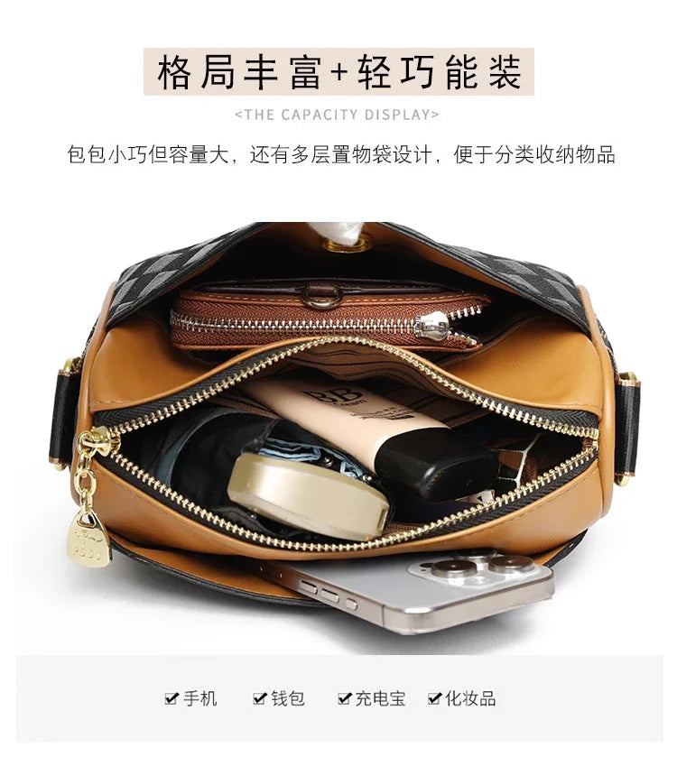 Shoulder Bag for Women Purse- Fashion Crossbody Bags Underarm Bag Small Square Satchel Handbag - Tasawoq