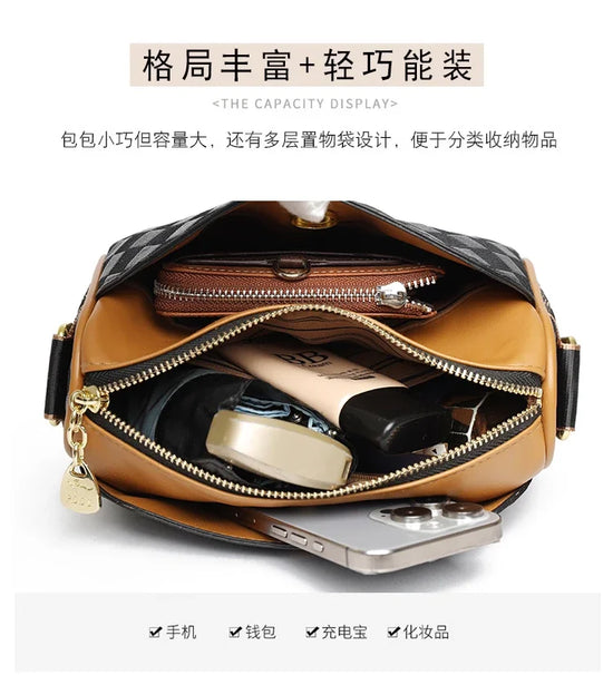 Shoulder Bag for Women Purse- Fashion Crossbody Bags Underarm Bag Small Square Satchel Handbag - Tasawoq