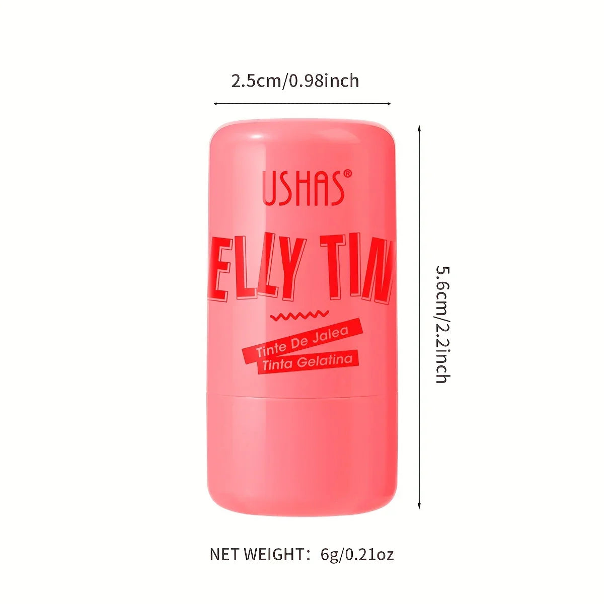 4 Colors Jelly Blush Stick Lip Balm Eyeshadow 3-in-1 Multi-Use Matte Blush Moisturize Brighten Lip Gloss - Tasawoq