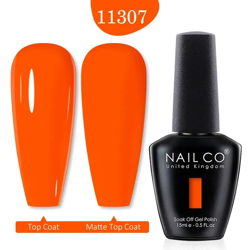 NAILCO Red Colors Series 15ML Nail Gel Polish Nail Supplies Semi Permanent For Nail Art Manicure Soak Off LED UV Hybrid Varnish - Tasawoq