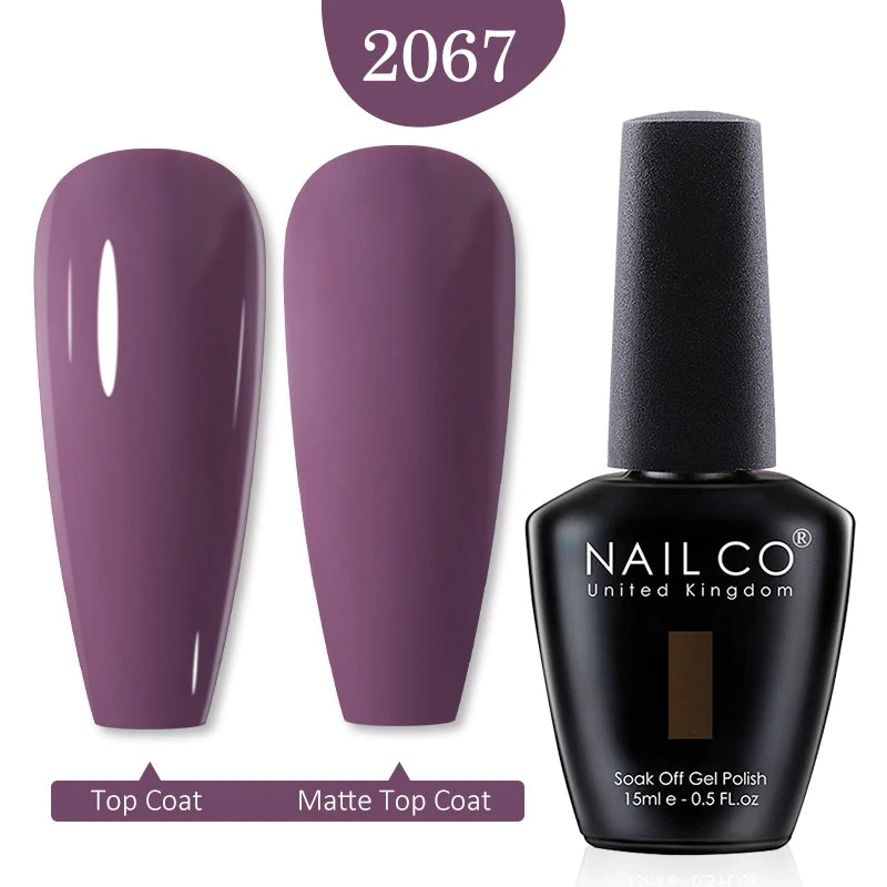 NAILCO Red Colors Series 15ML Nail Gel Polish Nail Supplies Semi Permanent For Nail Art Manicure Soak Off LED UV Hybrid Varnish - Tasawoq
