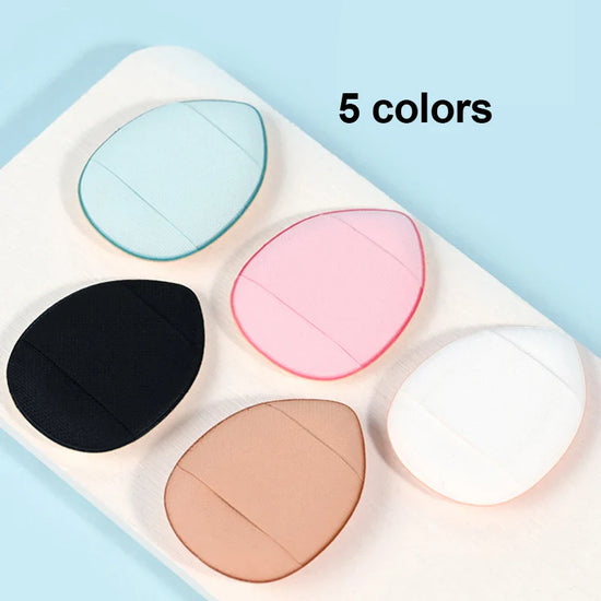5/10Pcs Mini Finger Puff Foundation Small Air Cushion Powder Sponge Face Concealer BB Cream Cosmetic Applicator Makeup Tools - Tasawoq