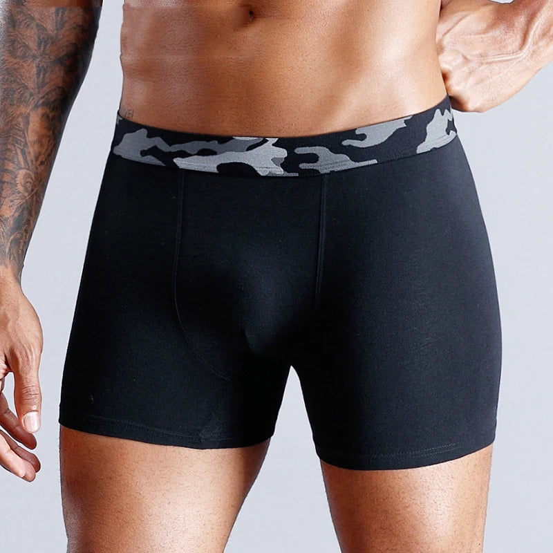 Cotton Print Boxers For Man Underwear Mens Boxer Shorts And Underpants Sexy Men's Panties Plus Size Calecon Homme Brands - Tasawoq