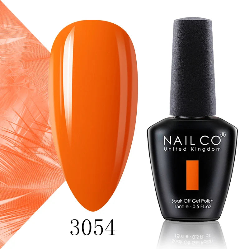 NAILCO 15ml Fresh Series Gel Nail Polish Design UV&LED Nail Gel Spring Summer Color Vernis Nail Art Glitter All For Manicure Set - Tasawoq
