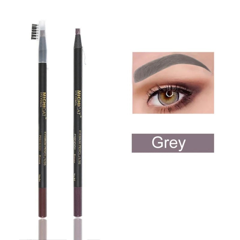1PC Eyebrow Pencil Waterproof Microblading Eyebrow Pen Tint Tattoo Eyebrows Makeup 6 Colors Natural Long Lasting Eye Brow Pencil - Tasawoq