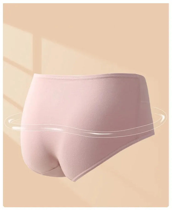 4Pcs Women's Panties High Waist Underwear Fashion Print Girls Briefs Breathable Cotton Panty Plus Size M-5XL Female Lingerie - Tasawoq