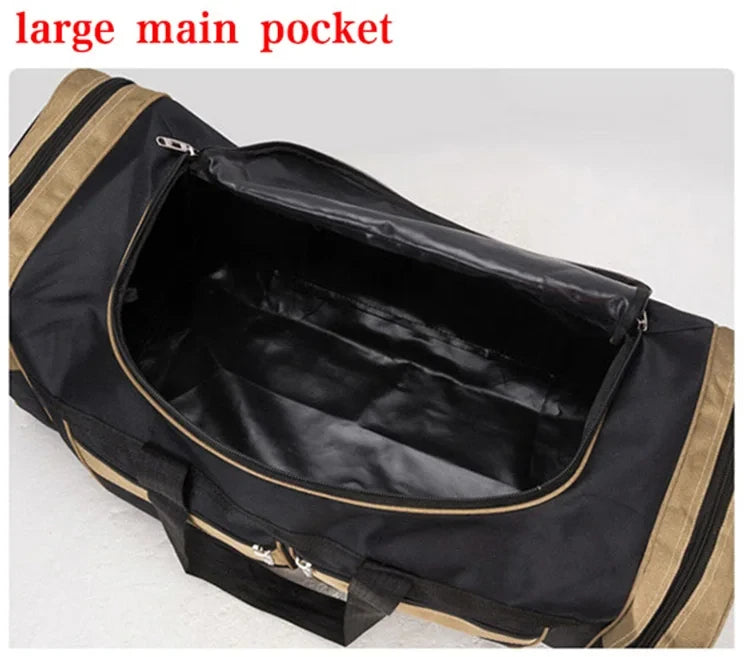 Luggage Travel Bag Gym Fitness Handbags for Women Men Outdoor Sports Shoulder Large Storage Duffel Training Long Distance Bag - Tasawoq