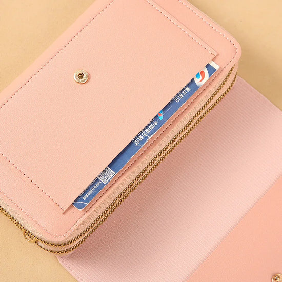 2024 New Women's Wallet Korean Multifunctional Shoulder Bag Mid-length Clutch Coin Purse - Tasawoq