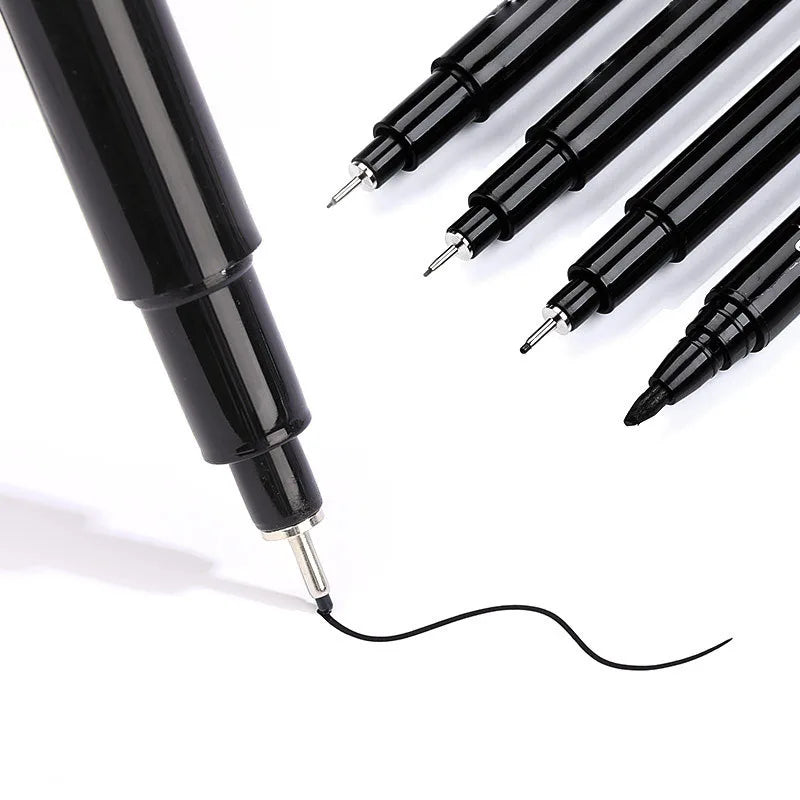 Nail Art Paintbrush With Ultra-fine Drawing Lines Edges Quick Drying Waterproof Acrylic Marker Pen Graffiti Pen - Tasawoq