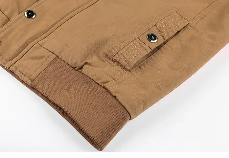 Thicker Warm Down Jackets Men Winter Coats Balck Casual Winter Jackets High Quality Male Multi-pocket Cargo Jackets And Coats - Tasawoq