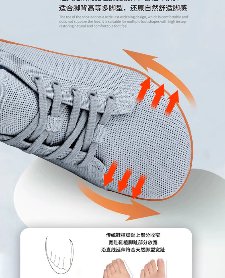 Unisex Wide Barefoot Shoes for Men Women Outdoor Trail Running Minimalist Walking Shoes Lightweight and Breathable - Tasawoq