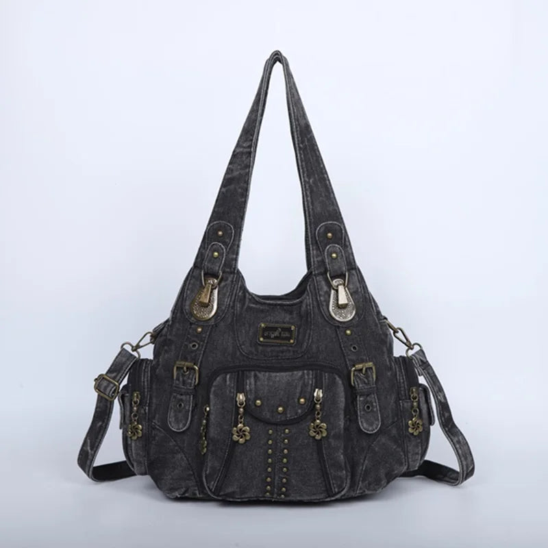 Angelkiss Bag Women Fashion Handbags Women Shoulder Bags PU Leather Handbag Female Satchel Big Shoulder Purse Bag bolsa feminina - Tasawoq