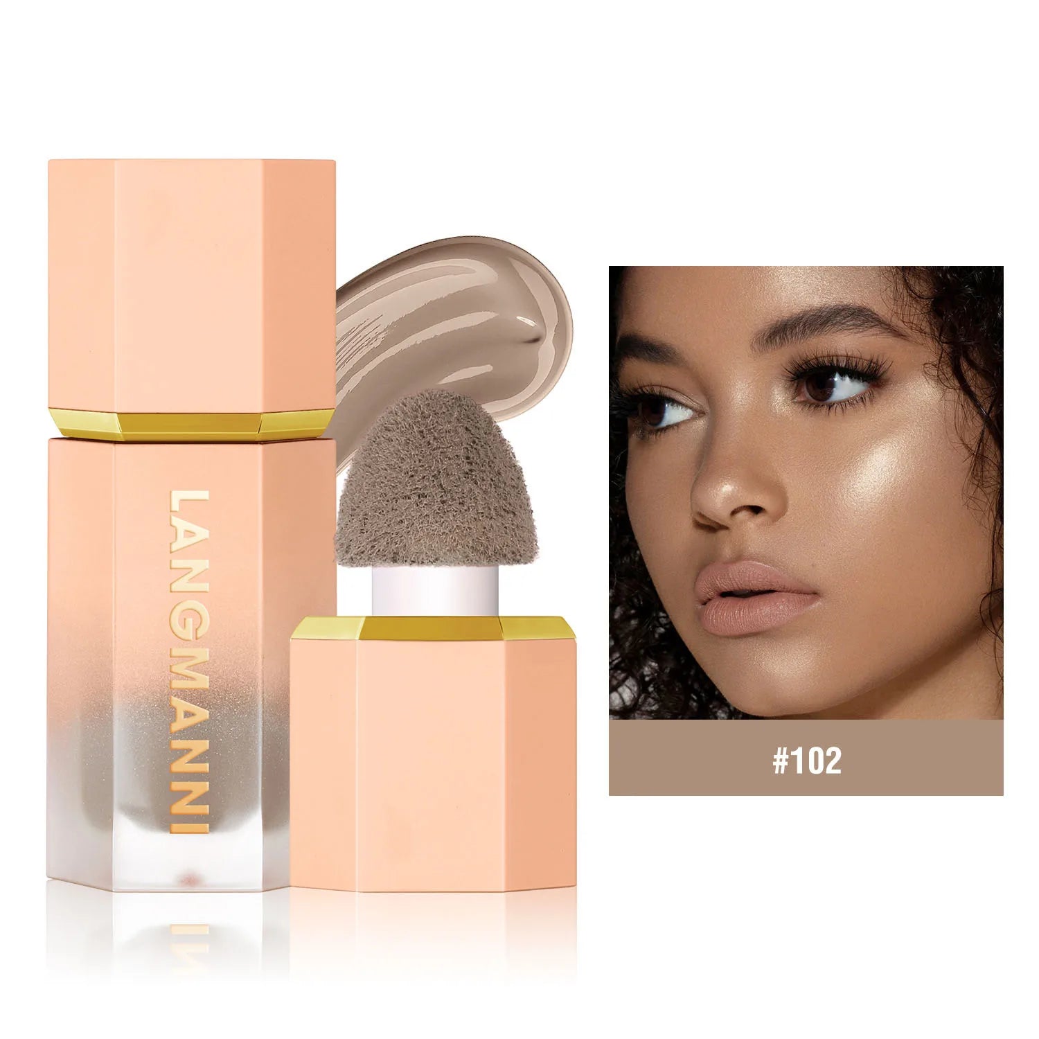 Three-color liquid contouring to enhance the facial contour - Tasawoq