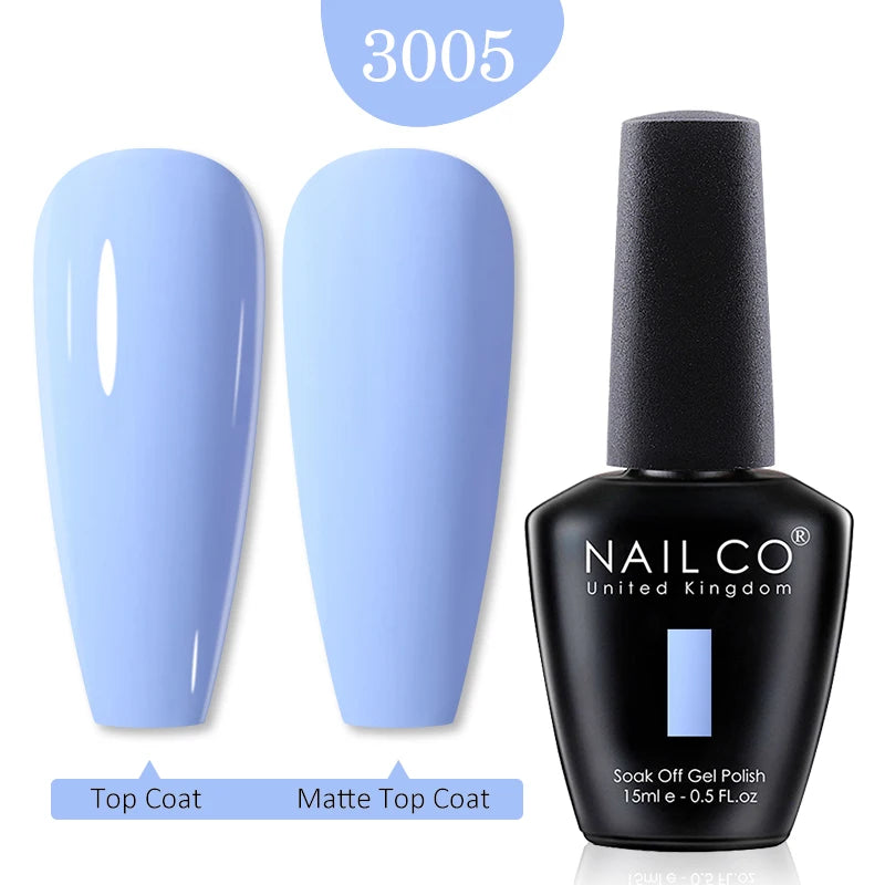 NAILCO Red Colors Series 15ML Nail Gel Polish Nail Supplies Semi Permanent For Nail Art Manicure Soak Off LED UV Hybrid Varnish - Tasawoq