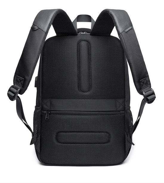 BANGE Travel Waterproof Backpack with USB Charging Port Fit 15.6 Inch Laptop Backpacks for Men and Women, Teenager School Bags - Tasawoq