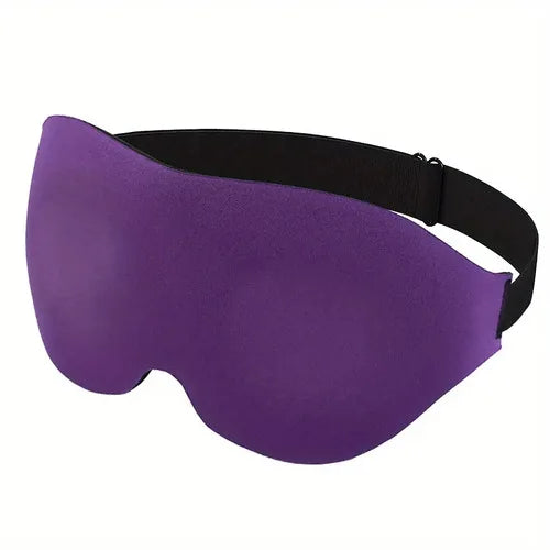 Eye Mask for Sleeping 3D Contoured Cup Blindfold Concave Molded Night Sleep Mask Block Out Light with Women Men with Earplugs - Tasawoq
