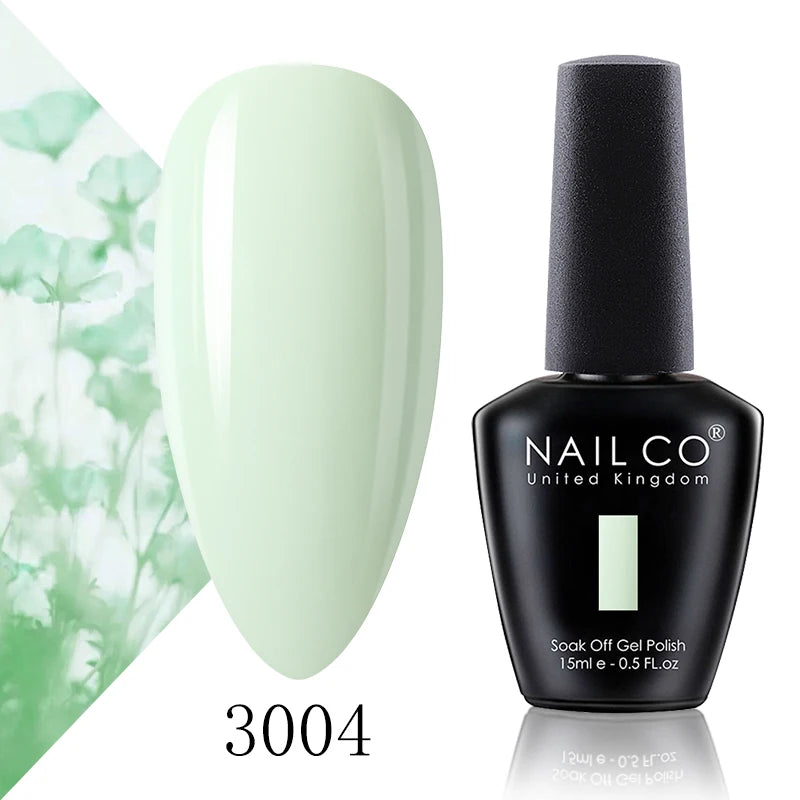 NAILCO 15ml Fresh Series Gel Nail Polish Design UV&LED Nail Gel Spring Summer Color Vernis Nail Art Glitter All For Manicure Set - Tasawoq