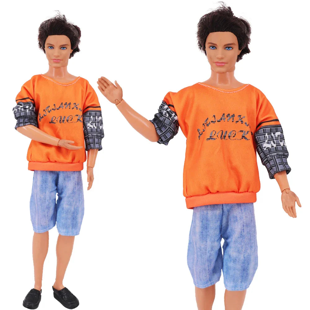 25 Style Ken 11.5inch Doll Clothes Sportswear Prince's Daily Clothing Overcoat for Babi 30 Cm Ken Boy Clothes,Birthday Present - Tasawoq