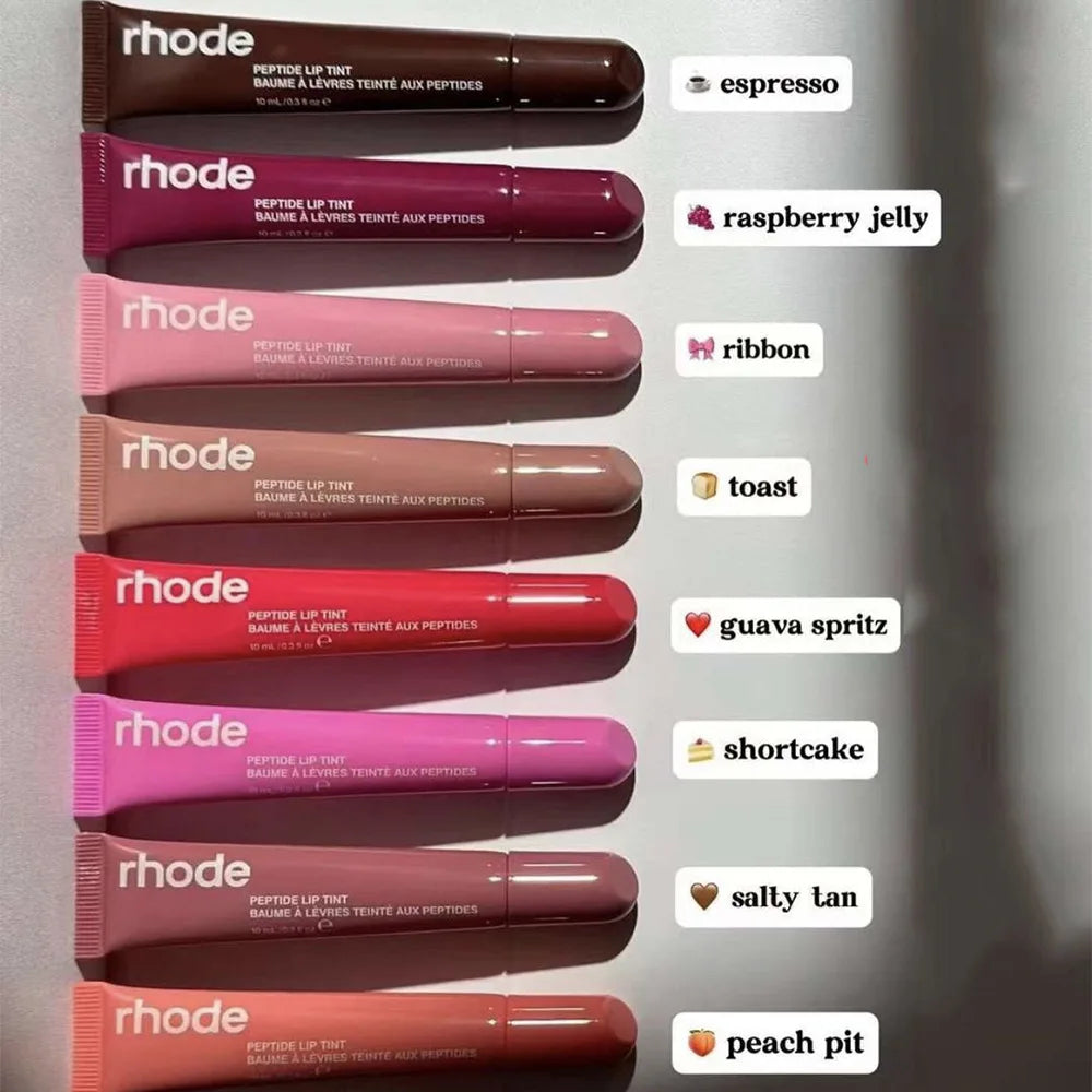 RHODE Makeup Cheek Blush Cream Blusher Stick Lip Gloss Phone Case For iPhone New Toast SALTY TAN Raspberry Espresso Lipstick INS - Tasawoq