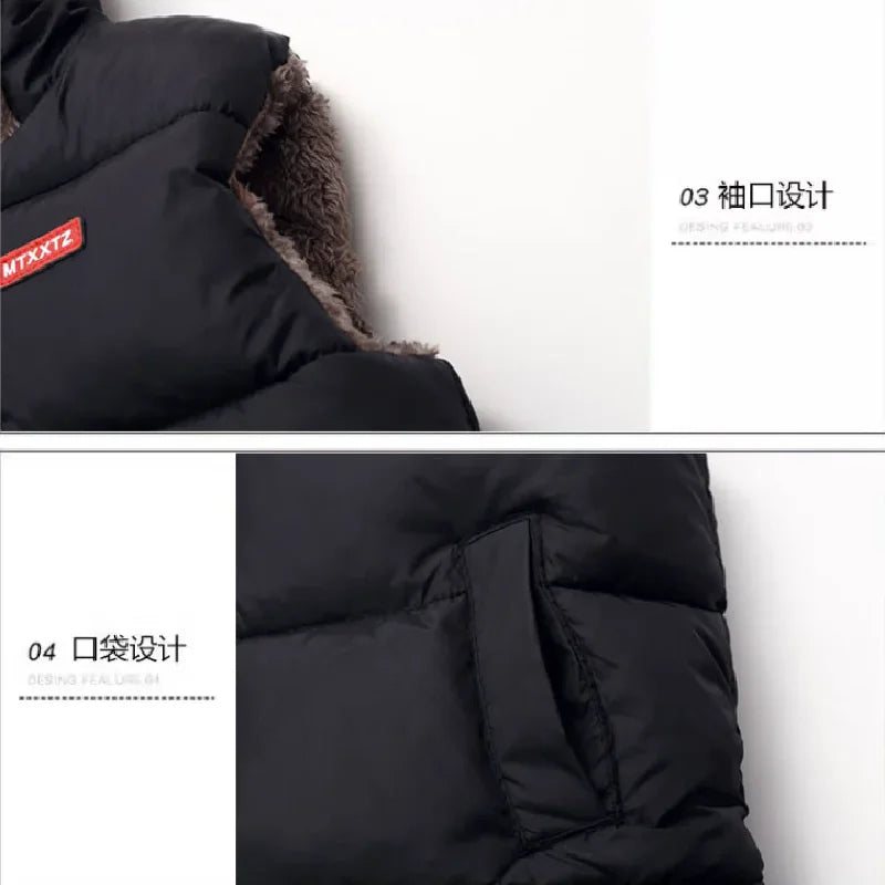 New Hooded Down Vest Coats Autumn Spring Baby Thick Warm Waistcoat Kids Outerwear Children Clothing Boys Girls Jackets Vest 2-6Y - Tasawoq