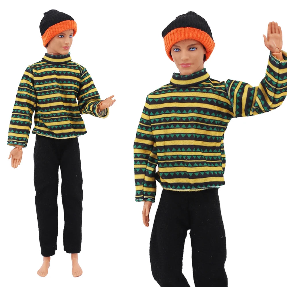 25 Style Ken 11.5inch Doll Clothes Sportswear Prince's Daily Clothing Overcoat for Babi 30 Cm Ken Boy Clothes,Birthday Present - Tasawoq