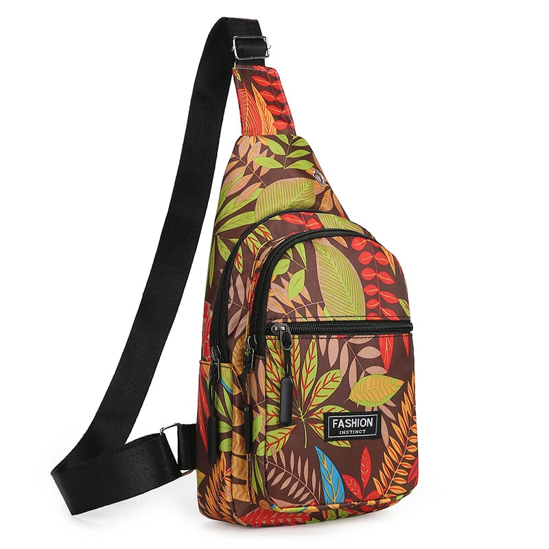 Breast Bag, Trendy And Versatile For Women, Large Capacity Single Shoulder Crossbody Bag, Outdoor Leisure And Simple Backpac - Tasawoq