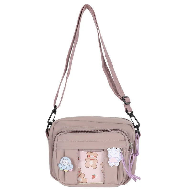 New Kawaii Bag Girls 2025 New JK Transparent Bag Small Crossbody Bag For Women Purses and Handbags Shoulder Bag Itabag Bolso - Tasawoq