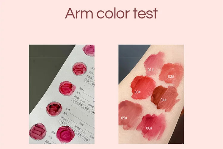 Lightly Glass Water Gloss Herorange Lip Glaze Mirror Moisturizing Plump Lips Not Easy To Stick To The Cup Long-Lasting Makeup - Tasawoq
