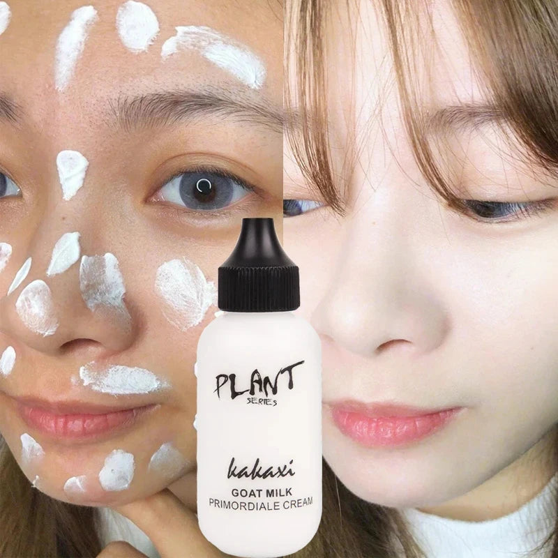 Waterproof Foundations Makeup Full Coverage Lasting High Coverage Goat Milk Liquid Cover Acne Female Korean Makeup Base Female - Tasawoq