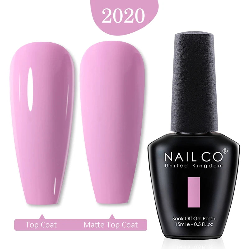 NAILCO Red Colors Series 15ML Nail Gel Polish Nail Supplies Semi Permanent For Nail Art Manicure Soak Off LED UV Hybrid Varnish - Tasawoq