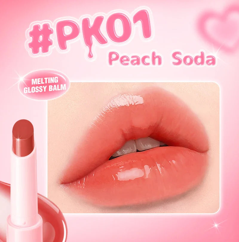 PINKFLASH Dewyful Glossy Lip Balm Long-lasting Moisturizing Lip Glaze Non-stick Lip Tints Women Lips Liner Care Makeup Cosmetics - Tasawoq
