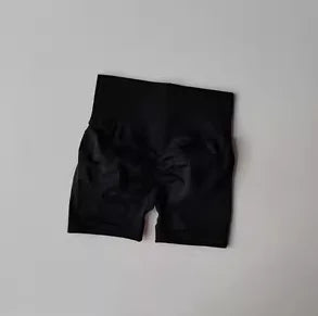 Peach Hip Lifting Sports Shorts Women High Waist and Waist Tightening Slimming Running Hip Speed Drying Three Point Tight Pants - Tasawoq