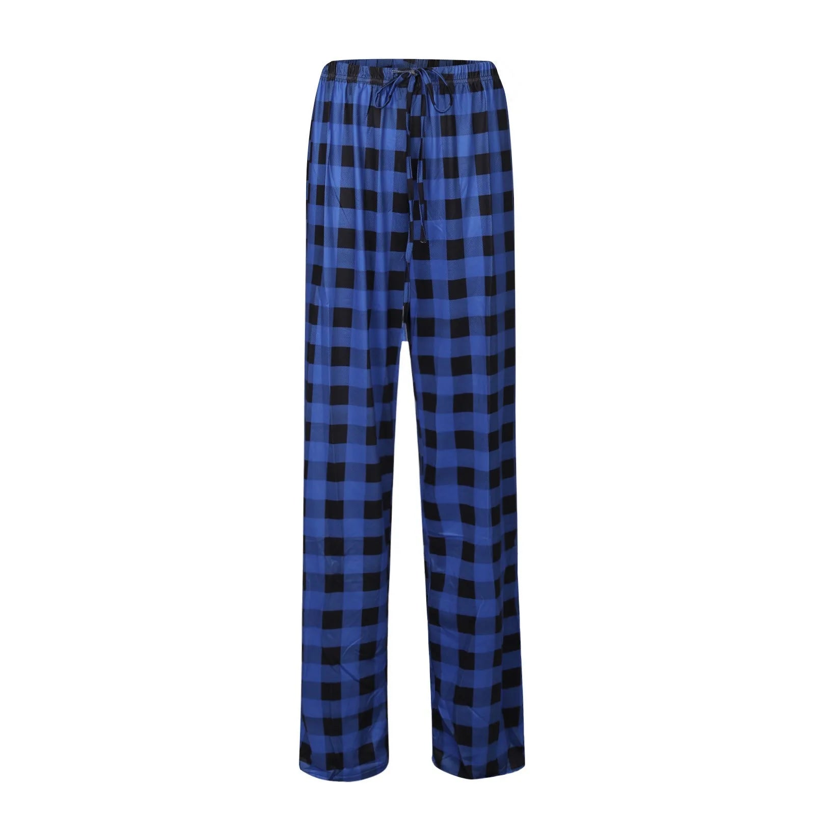 Women Christmas Pajama pants Autumn Winter Plaid Printed Pants Fashion Casual Wide Leg Pants Clothing Streetwear - Tasawoq