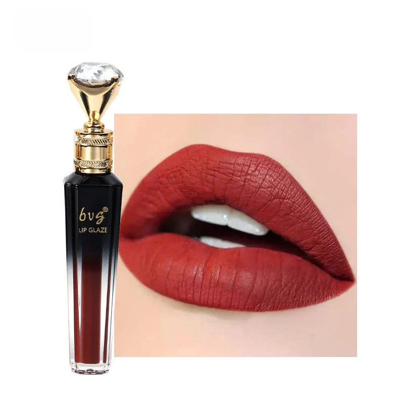 Lip Gloss Durable Moisturizing Waterproof Non-fading Non-stick Cup Color Durable Velvet Matte Lip Gloss Cosmetics For Women - Tasawoq
