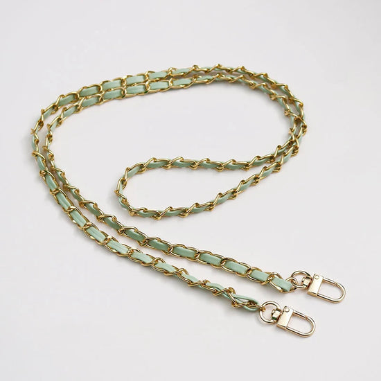 120cm Purse Chain Strap Crossbody Handbag Chains Replacement Leather Shoulder Bag Chain Straps Diy Women Girl Bag Part Accessory - Tasawoq