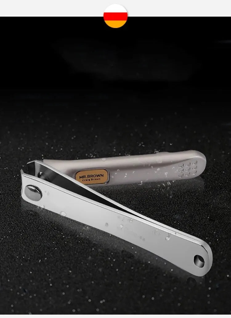 Nail Trimmer Pedicure Scissor Nail Clippers Stainless Steel Anti Splash Fingernail Cutter Manicure Tools Bionics Design - Tasawoq