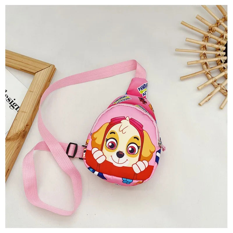 Paw Patrol Chest Bag Kids Children Mini Outdoor Shoulder Bags Boys Girls Paw Patrol Bag Costume Accessories Students Baby Bag - Tasawoq