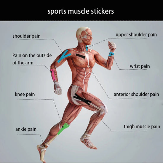 Waterproof Kinesiology Tape for Sports and Muscle Support – 5m Roll - Tasawoq