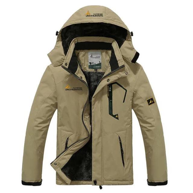Winter Parka Men Windbreak Plus Thick Warm Windproof Fur Coats Male Military Hooded Anorak Jackets Men's Winter Jackets - Tasawoq