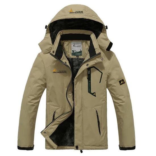Winter Parka Men Windbreak Plus Thick Warm Windproof Fur Coats Male Military Hooded Anorak Jackets Men's Winter Jackets - Tasawoq