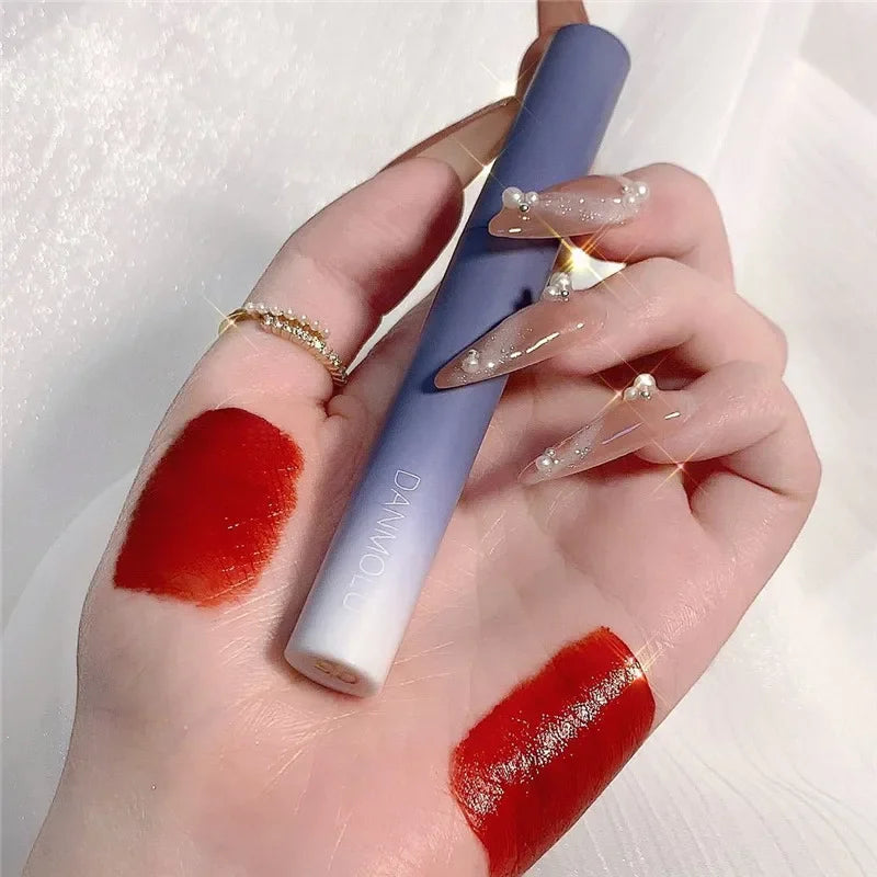 Lipstick Set 5 Colors Matte Long Lasting Waterproof Non-Stick Cup Lip Glaze Not Easy To Fade Red Lips Lip Tint Cosmetic Makeup - Tasawoq
