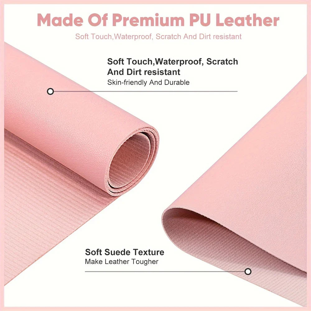 Nail Art Table Mat Foldable Hand Rest Pad For Nail Armrest Cushion Waterproof Scratch Dirt Resistant Leather Studio Desk Mat - Tasawoq