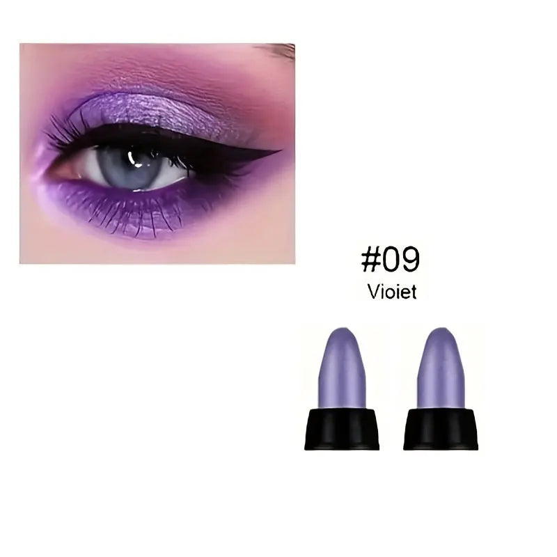 16 Colors Pearlescent Eyeliner, Color Glitter Waterproof Long-Lasting Eye Makeup Non-smudge Eyeliner - Tasawoq