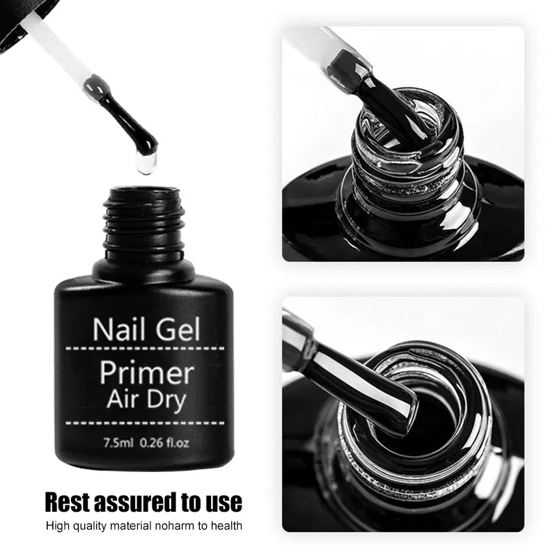 Acrylic No-acid Primer Nail Art Set With Base Coat And Top Coat Soak Off Gel Nail Polish For Nail Art Design Tool Kit - Tasawoq