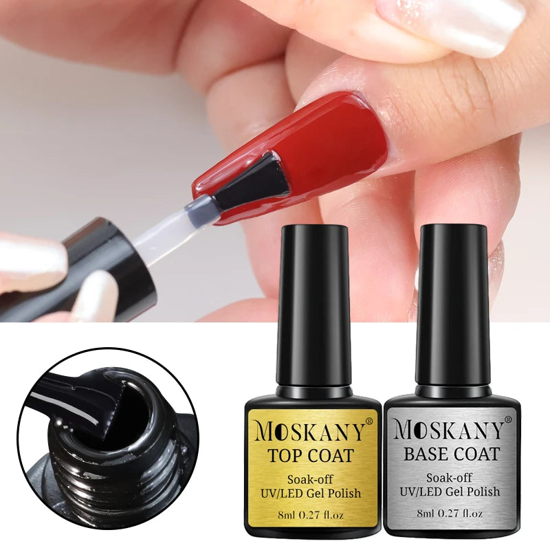 Acrylic No-acid Primer Nail Art Set With Base Coat And Top Coat Soak Off Gel Nail Polish For Nail Art Design Tool Kit - Tasawoq