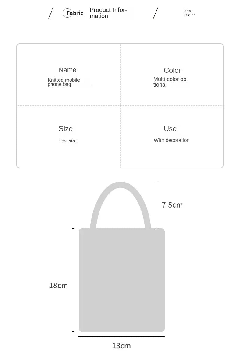 Korean Fashion Heart Knitted Mini Square Handbag for Women Small Mobile Phone Shoulder Bags Girls Cute Outdoor Crossbody Bags - Tasawoq