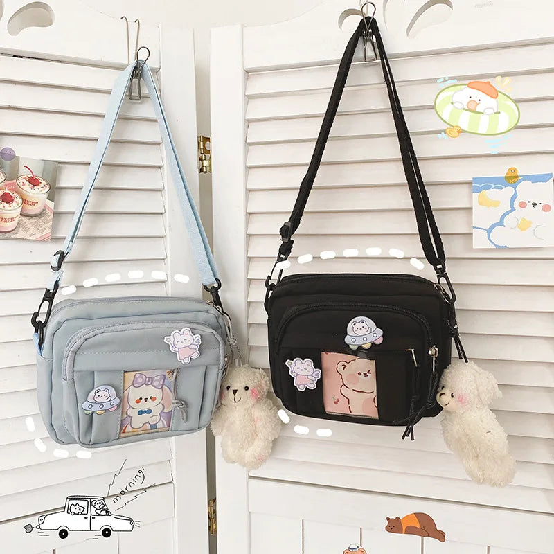 New Kawaii Bag Girls 2025 New JK Transparent Bag Small Crossbody Bag For Women Purses and Handbags Shoulder Bag Itabag Bolso - Tasawoq