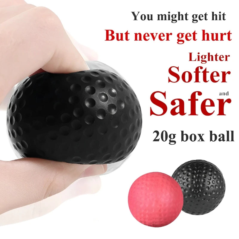 1Pcs MMA Boxing Speed Ball Head-Mounted Pu Punch Sanda Training Hand Eye Reaction Home Sandbag Fitness Equipment Gym Muay Thai - Tasawoq